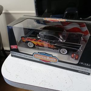 American  Muscle, Black 1957  Chevy Bel Air